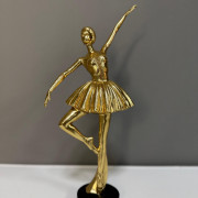 Балерина золотая