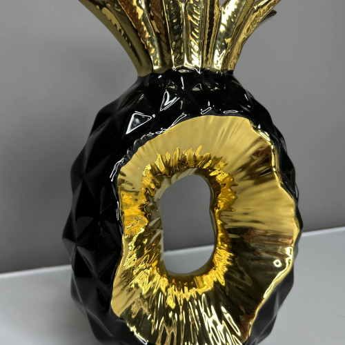 Ваза Ананас черный